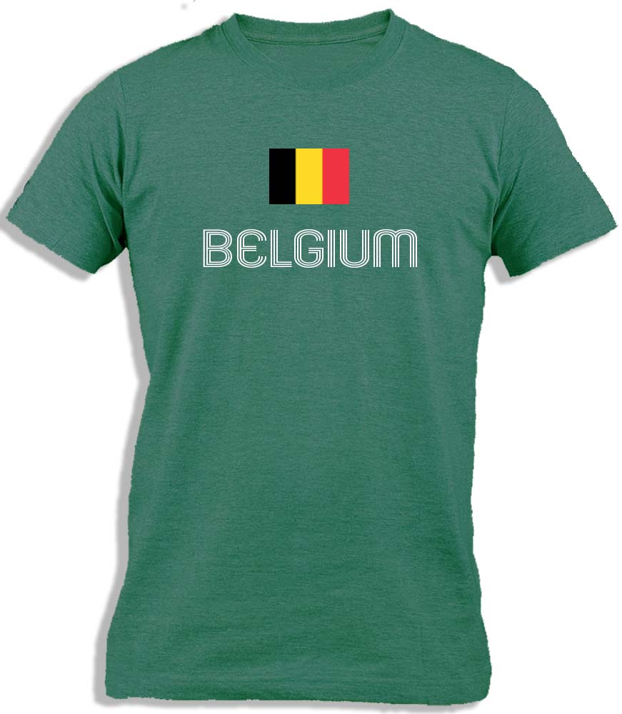 Ay Cabron™ Belgium With Flag | Belgian Flag Cotton T-Shirt For Kids