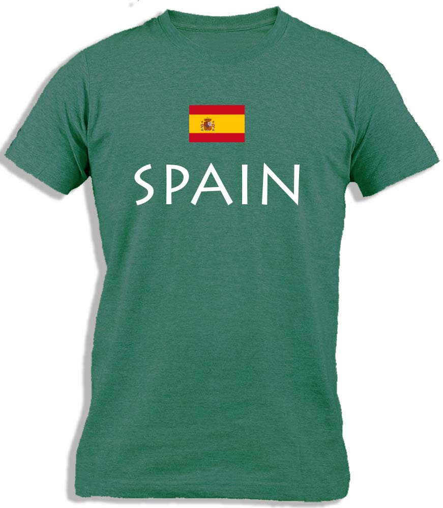 Ay Cabron™ Spain With Flag | Spanish Flag Cotton T-Shirt For Men