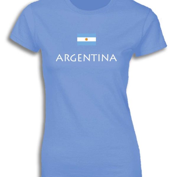 ARGENTINA WITH FLAG