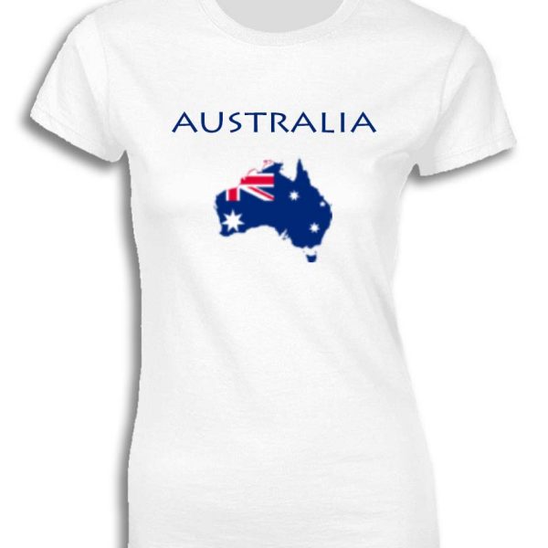 AUSTRALIAN MAP FLAG