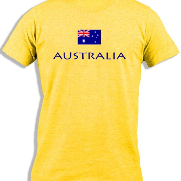 AUSTRALIA WITH FLAG