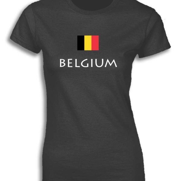 BELGIUM WITH FLAG