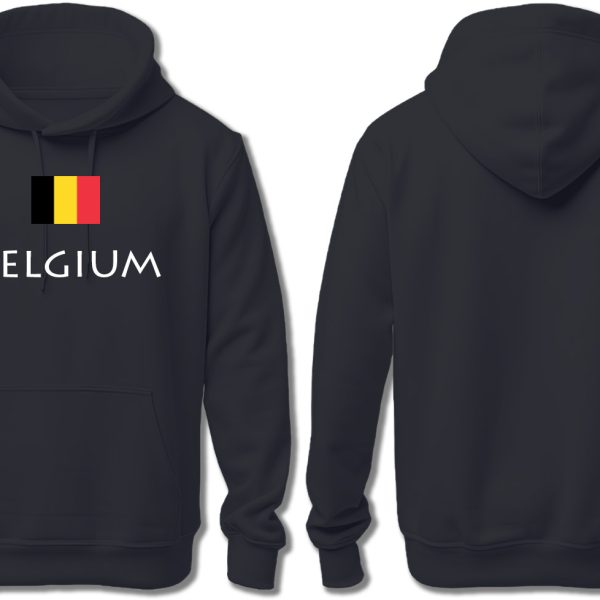 BELGIUM WITH FLAG