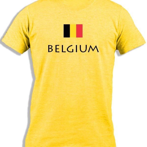 BELGIUM WITH FLAG