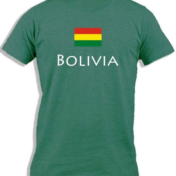 BOLIVIA WITH FLAG