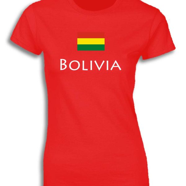 BOLIVIA WITH FLAG