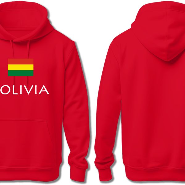 BOLIVIA WITH FLAG FOR KIDS