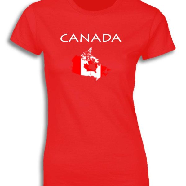 CANADA MAP FLAG