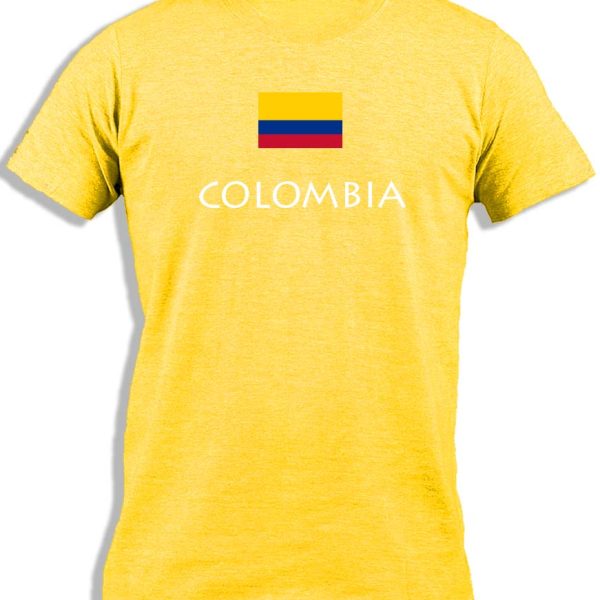 COLOMBIA WITH FLAG FOR KIDS