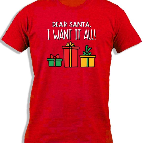 DEAR SANTA I WANT IT ALL FOR KIDS