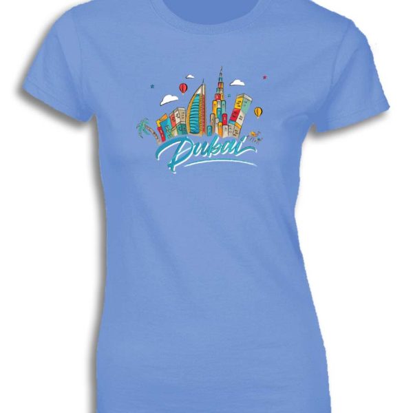 DUBAI BURJ KHALIFA CARTOON FOR WOMEN
