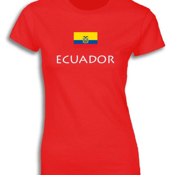 ECUADOR WITH FLAG