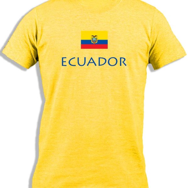 ECUADOR WITH FLAG