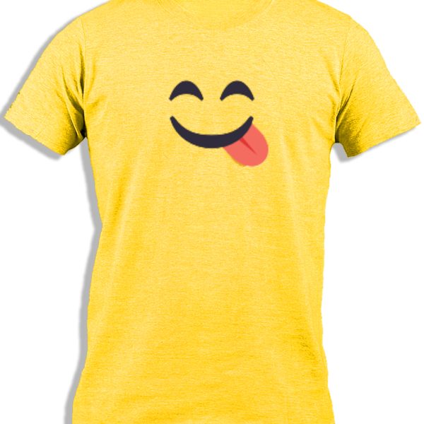 EMOJI FACE SAVOURING FOOD