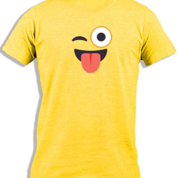 EMOJI FACE WINKING WITH TONGUE