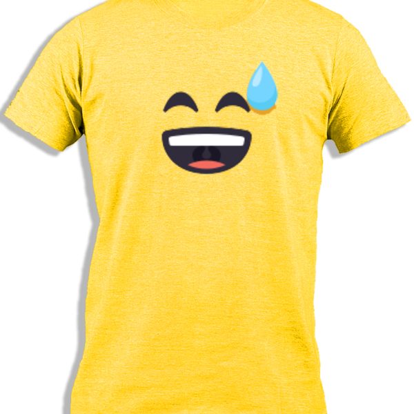 EMOJI FACE GRINNING WITH SWEAT FOR KIDS