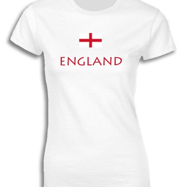 ENGLAND WITH FLAG