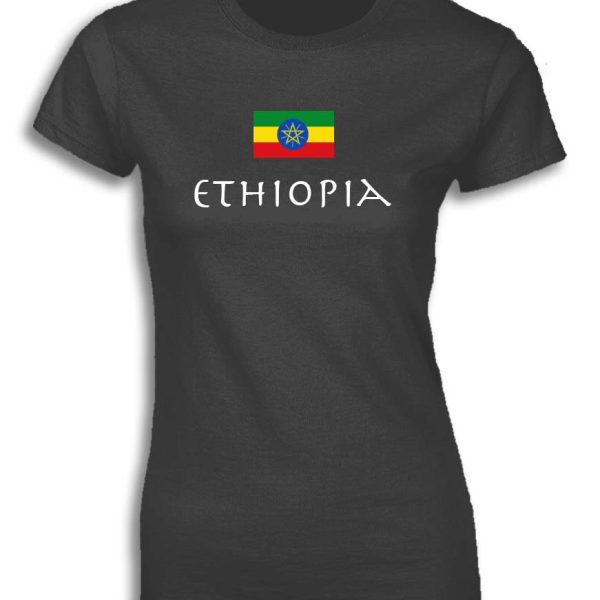 ETHIOPIA WITH FLAG