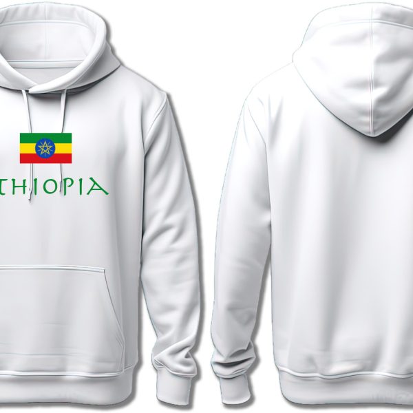 ETHIOPIA WITH FLAG FOR KIDS
