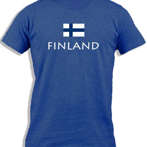 FINLAND WITH FLAG FOR KIDS