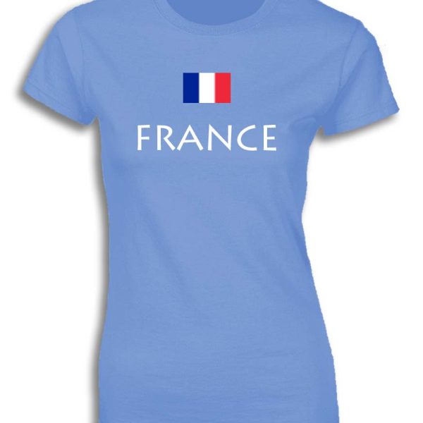 FRANCE WITH FLAG FOR WOMEN