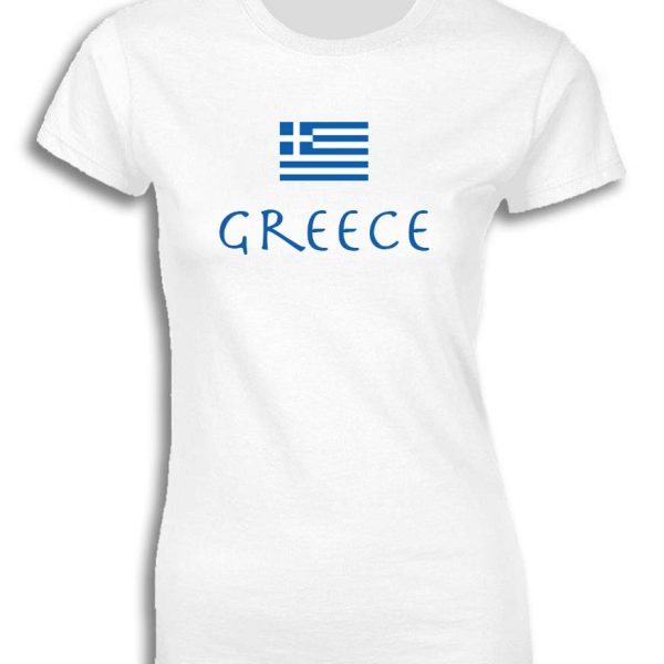 GREECE WITH FLAG FOR WOMEN