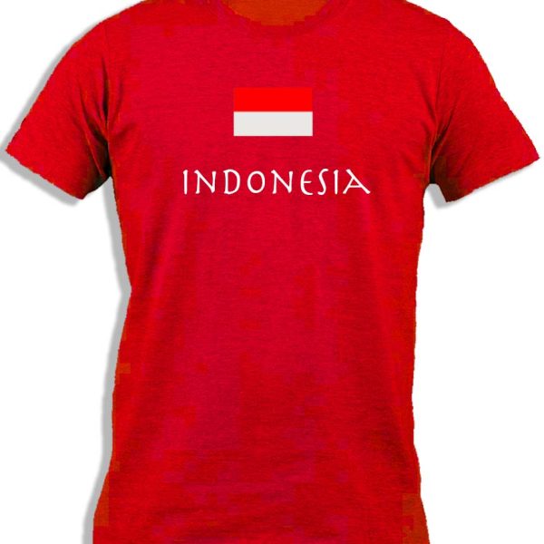 INDONESIA WITH FLAG FOR KIDS
