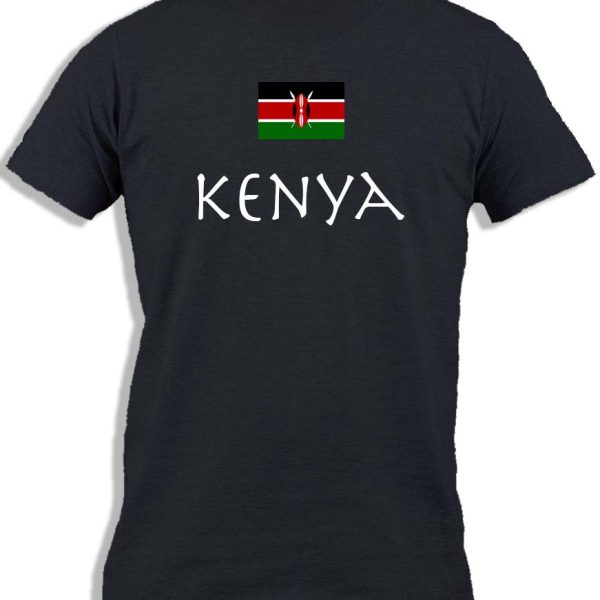 KENYA WITH FLAG