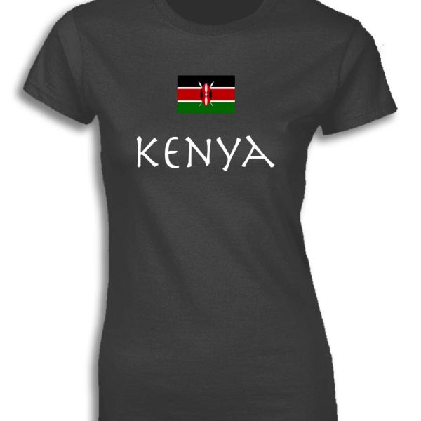 KENYA WITH FLAG FOR WOMEN