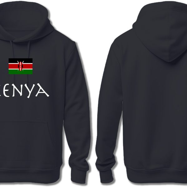 KENYA WITH FLAG