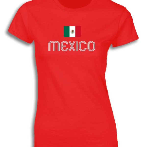 MEXICO WITH FLAG FOR WOMEN