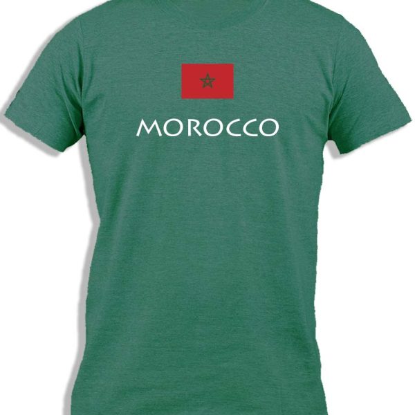 MOROCCO WITH FLAG FOR KIDS