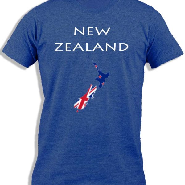 NEW ZEALAND MAP FLAG