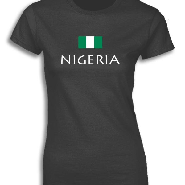 NIGERIA WITH FLAG FOR WOMEN