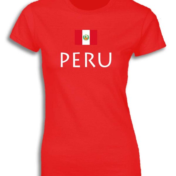 PERU WITH FLAG FOR WOMEN