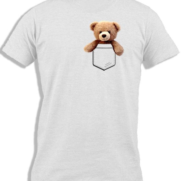 TEDDY BEAR INSIDE POCKET