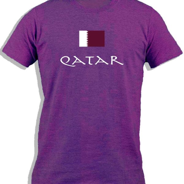 QATAR WITH FLAG