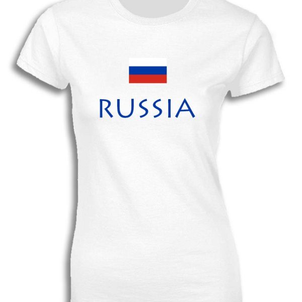 RUSSIA WITH FLAG FOR WOMEN