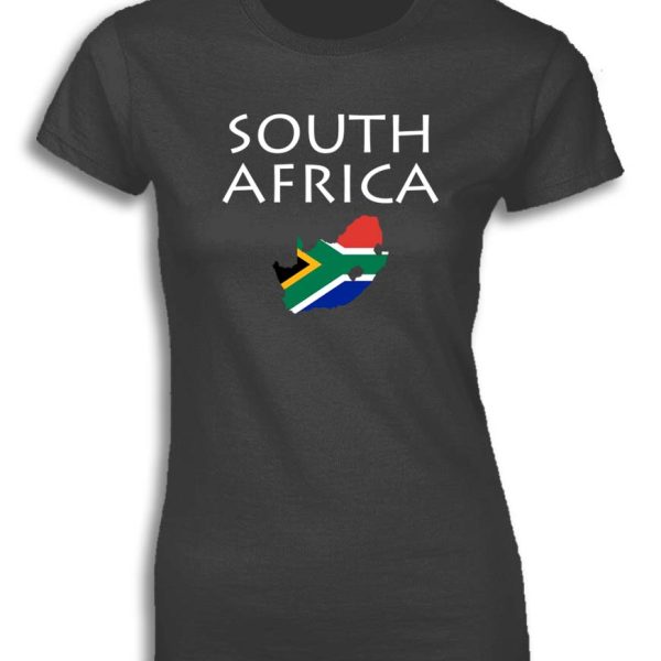 SOUTH AFRICA MAP FLAG FOR WOMEN