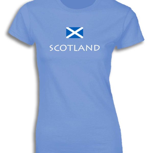 SCOTLAND WITH FLAG FOR WOMEN