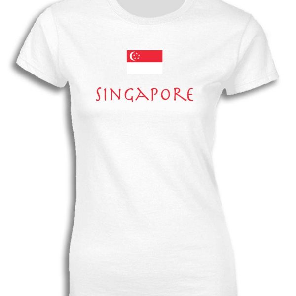 SINGAPORE WITH FLAG FOR WOMEN