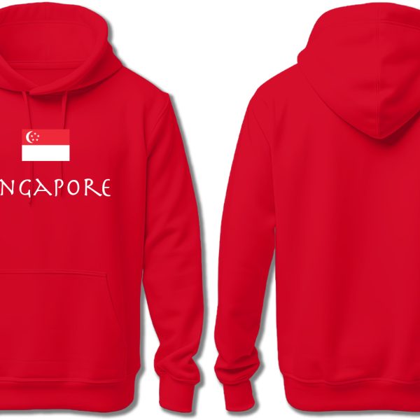 SINGAPORE WITH FLAG