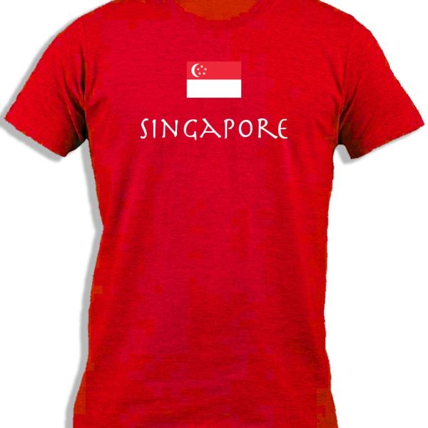 SINGAPORE WITH FLAG