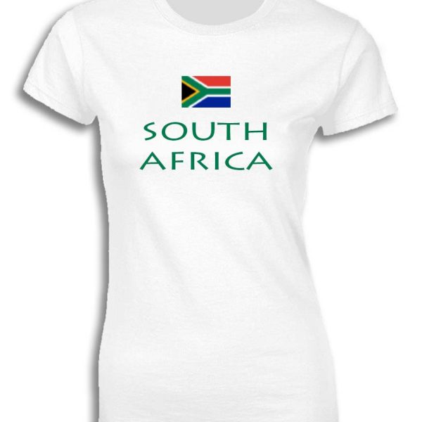 SOUTH AFRICA WITH FLAG FOR WOMEN