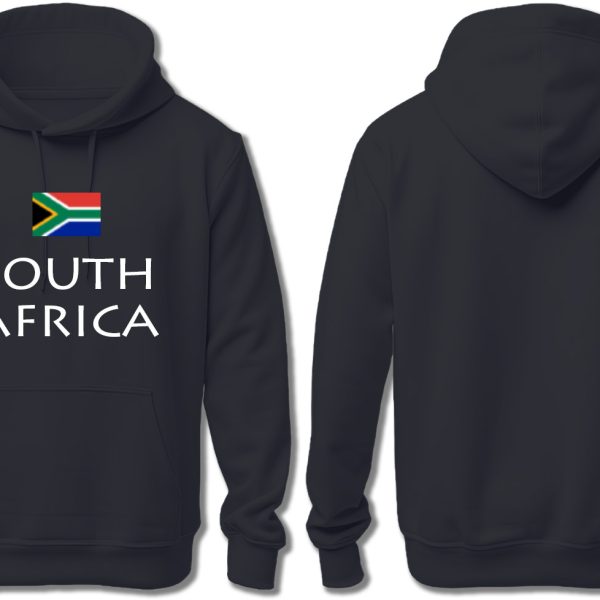 SOUTH AFRICA WITH FLAG