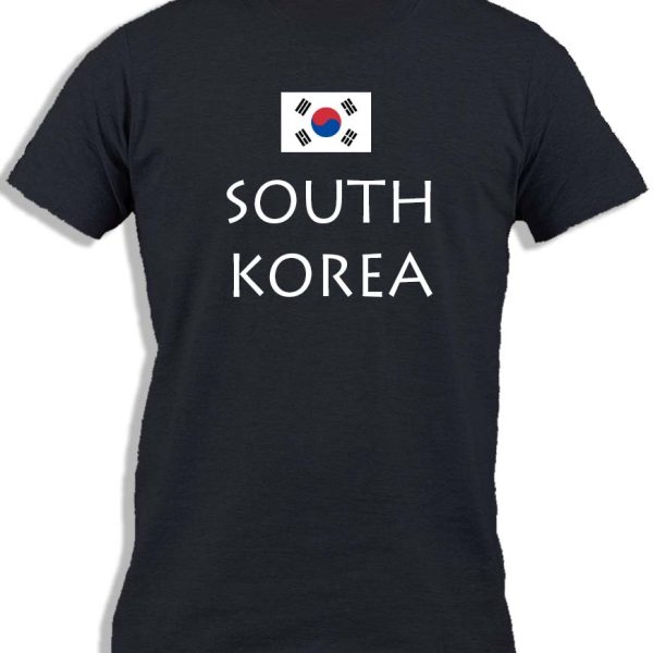 SOUTH KOREA WITH FLAG