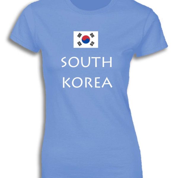 SOUTH KOREA WITH FLAG FOR WOMEN