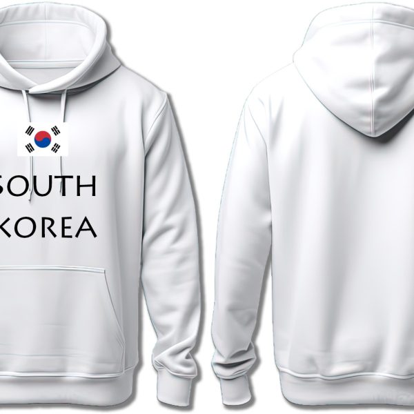 SOUTH KOREA WITH FLAG