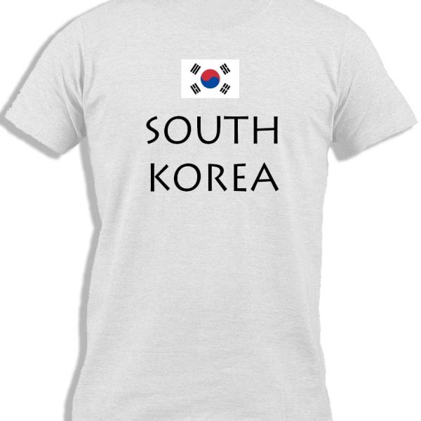 SOUTH KOREA WITH FLAG FOR KIDS