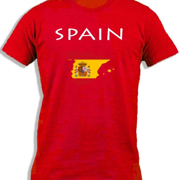 SPAIN MAP FLAG